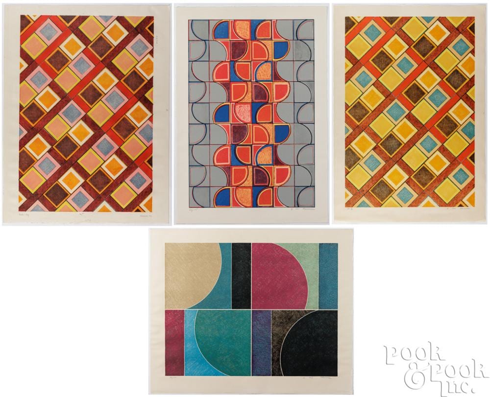 Harry Koursaros comparable auction result: harry koursaros lithographs
