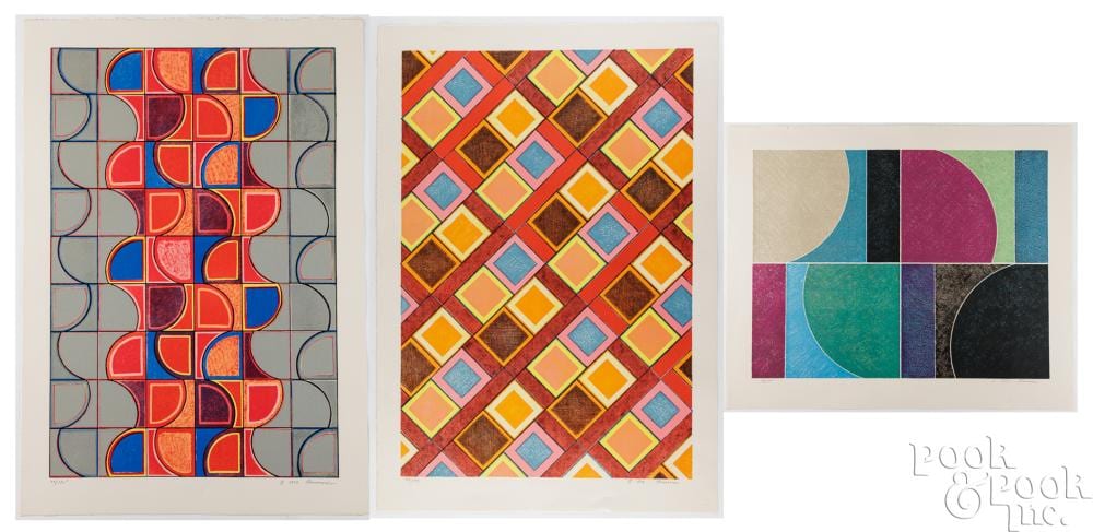 Harry Koursaros comparable auction result: harry koursaros lithographs
