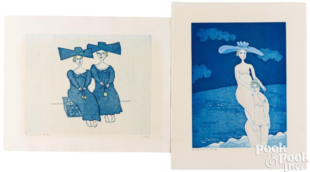 Benjamin Levy comparable auction result: benjamin levy aquatints