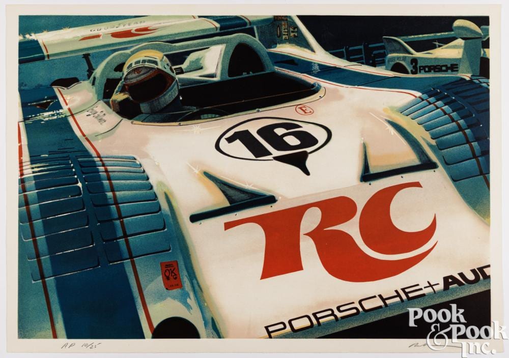 Ron Kleemann comparable auction result: ron kleemann lithograph can tankerous