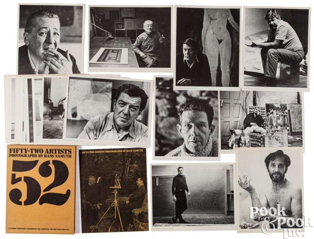 Hans Namuth comparable auction result: hans namuth american german 1915 1990 portfolio