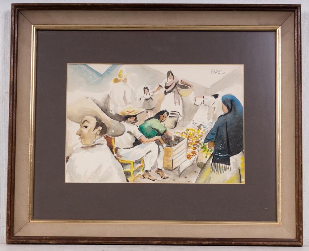 James Carlin comparable auction result: james carlin signed original watercolor