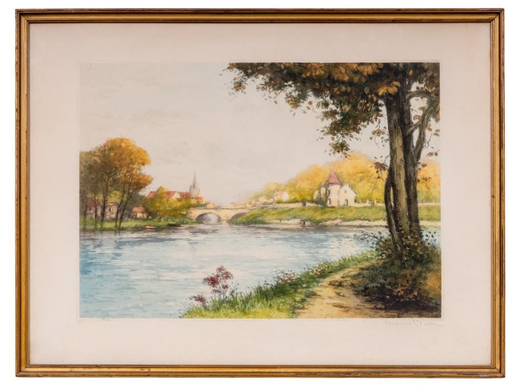 manuel robbe 1872 1936 signed etching · Keystone Auctions LLC · 2025-07-10 Manuel Robbe comparable auction result: manuel robbe 1872 1936 signed etching
