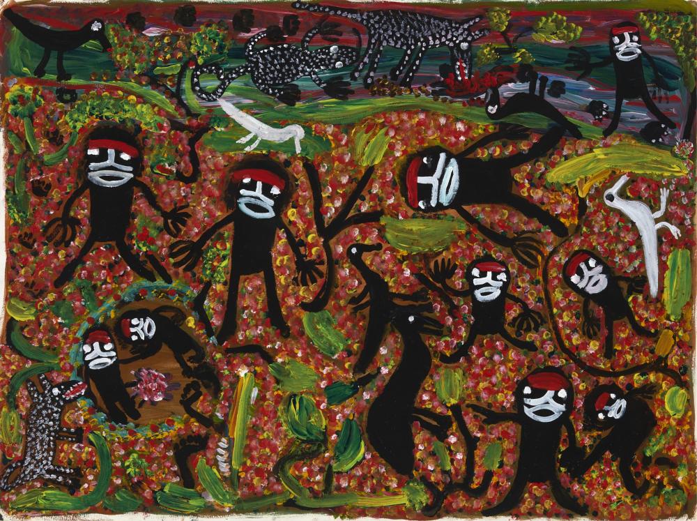 May Guinness comparable auction result: mary pantjiti mclean c1930 2023 yumendumu acrylic on archers paper 56 x 75 5 cm 22 0 x 29 7 in frame 85 x 107 x 2 cm 33 4 x 42 1 x 0 7 in