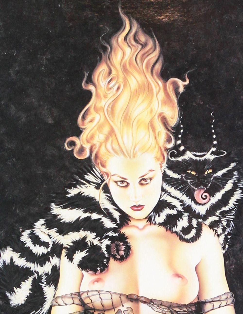 Olivia DeBernardinis comparable auction result: olivia de berardinis jezebella estate signed offset lithograph