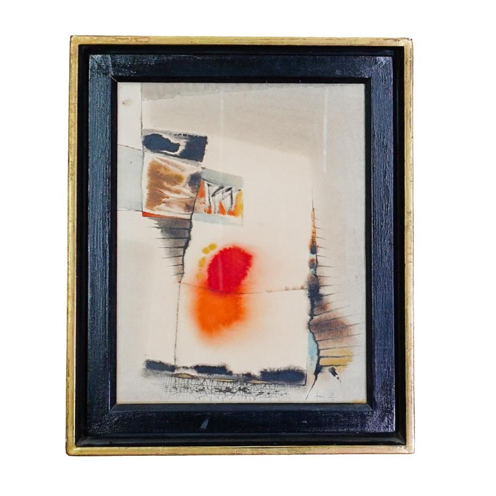 Hans Jaenisch comparable auction result: hans jaenisch german 1907 1989 watercolor on paper