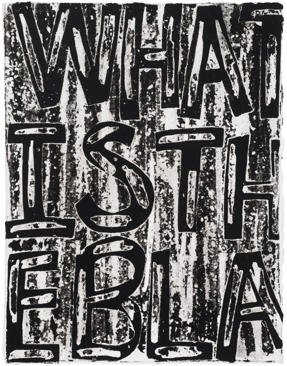Adam Pendleton comparable auction result: adam pendleton b 1984 what is the black dada sheet 24 x 18 in 610 x 470 mm 75
