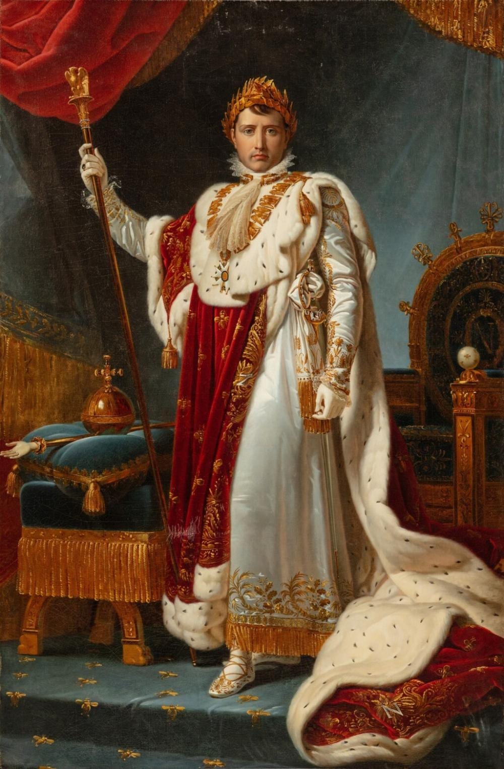 François (1770/1837) Gérard comparable auction result: napol on en costume de sacre