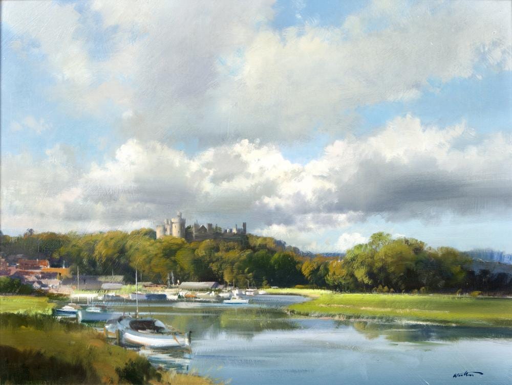 Frank Wootton comparable auction result: frank wootton 1914 1998 arundel castle signed oil on board 39 x 51 5cm provenance with stacy marks