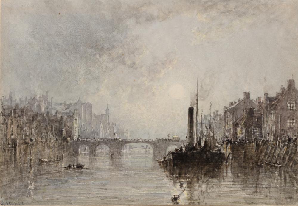 George Weatherill comparable auction result: george weatherill 1810 1890 the river esk at whitby signed watercolour 9 5 x 14cm provenance chris beetles summer show 2013 no 20