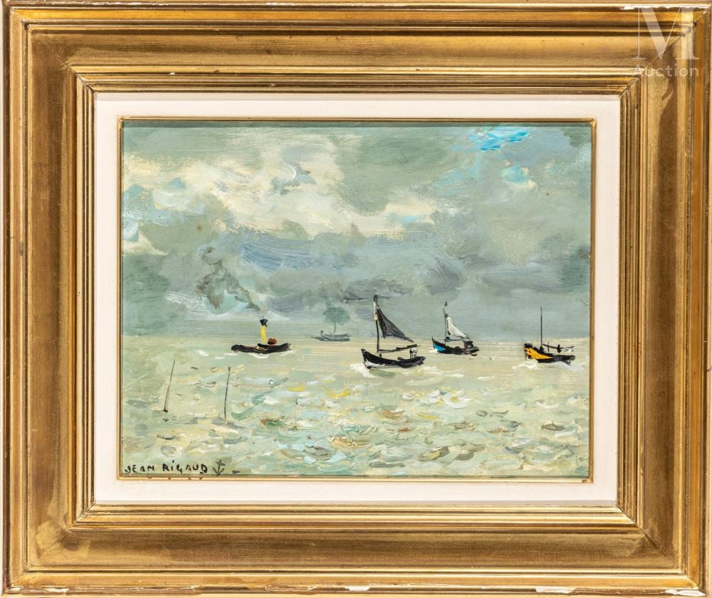 Jacques Rigaud comparable auction result: jean rigaud 1912 1999 vue d honfleur 1960