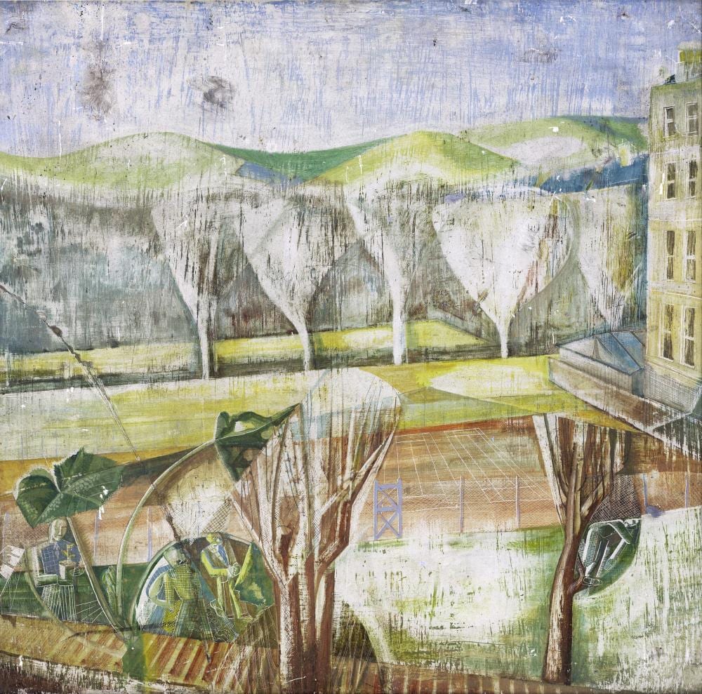 Denis Wirth-Miller comparable auction result: denis wirth miller british 1915 2010 garden landscape painted circa 1941