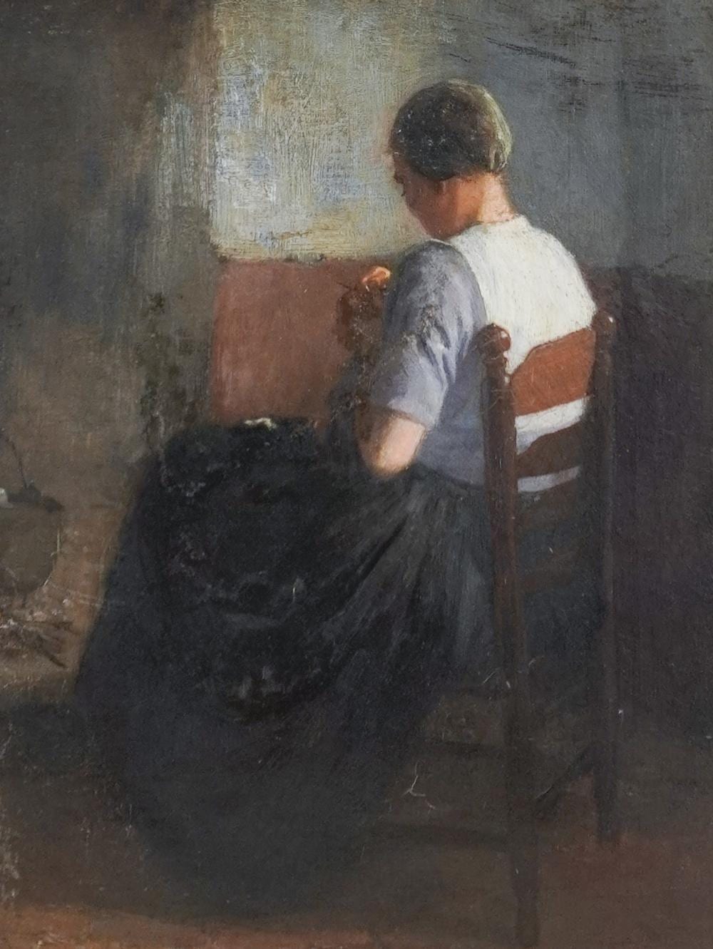 Jacob Dooijewaard comparable auction result: jacob dooijewaard dutch 1876 1969 seated woman oil on canvas frame 24 1 2 x 20 1 4 in 62 2 x 51 4 cm