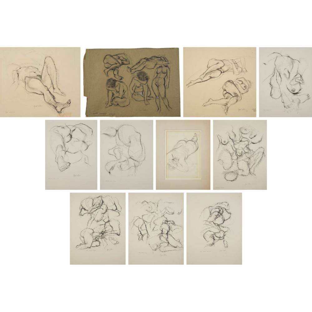 Ronald York Wilson comparable auction result: ronald york wilson 1907 1984 eleven life drawings 1969 1981