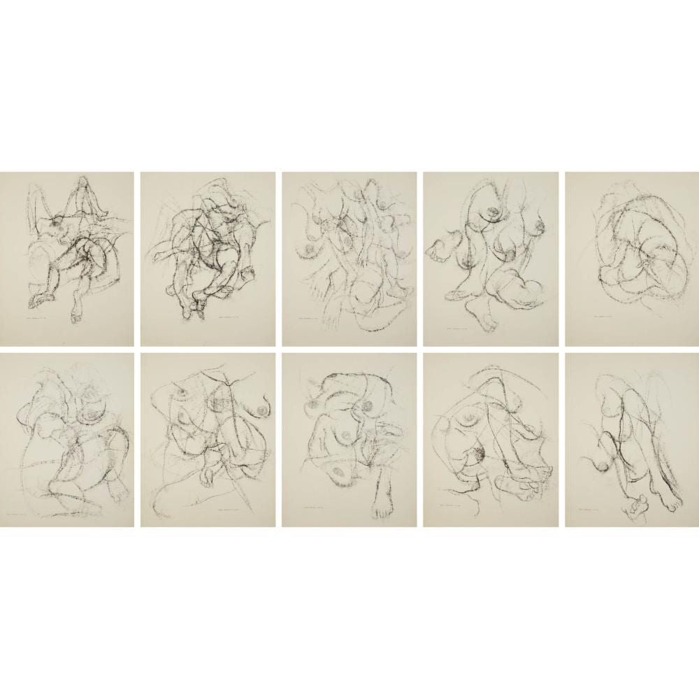 Ronald York Wilson comparable auction result: ronald york wilson 1907 1984 ten life drawings of beth pearson 1974