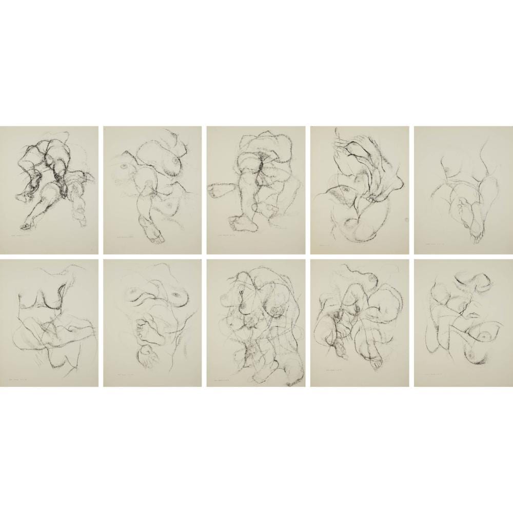 Ronald York Wilson comparable auction result: ronald york wilson 1907 1984 ten life drawings 1974 1975