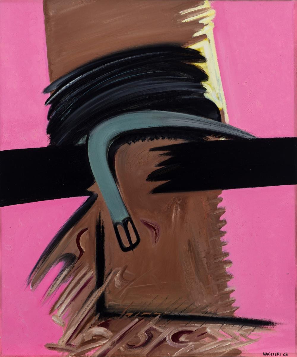 Tino Vaglieri comparable auction result: tino vaglieri trieste 1929 milano 2000 casa benda cintura confine della citt 1969