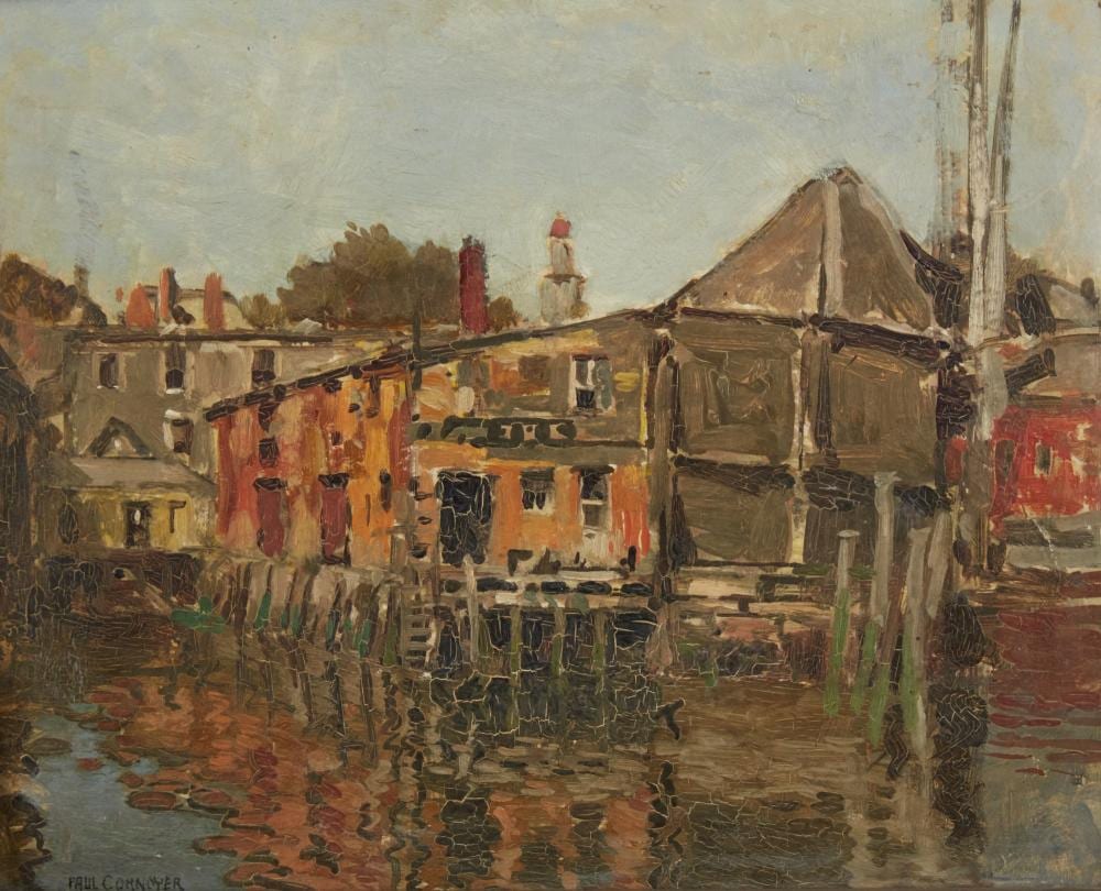 paul cornoyer american 1864 1923 gloucester warf oil on board 8 x 10in 20 x 25 5cm · Andrew Jones Auctions · 2025-07-16 Paul Cornoyer comparable auction result: paul cornoyer american 1864 1923 gloucester warf oil on board 8 x 10in 20 x 25 5cm