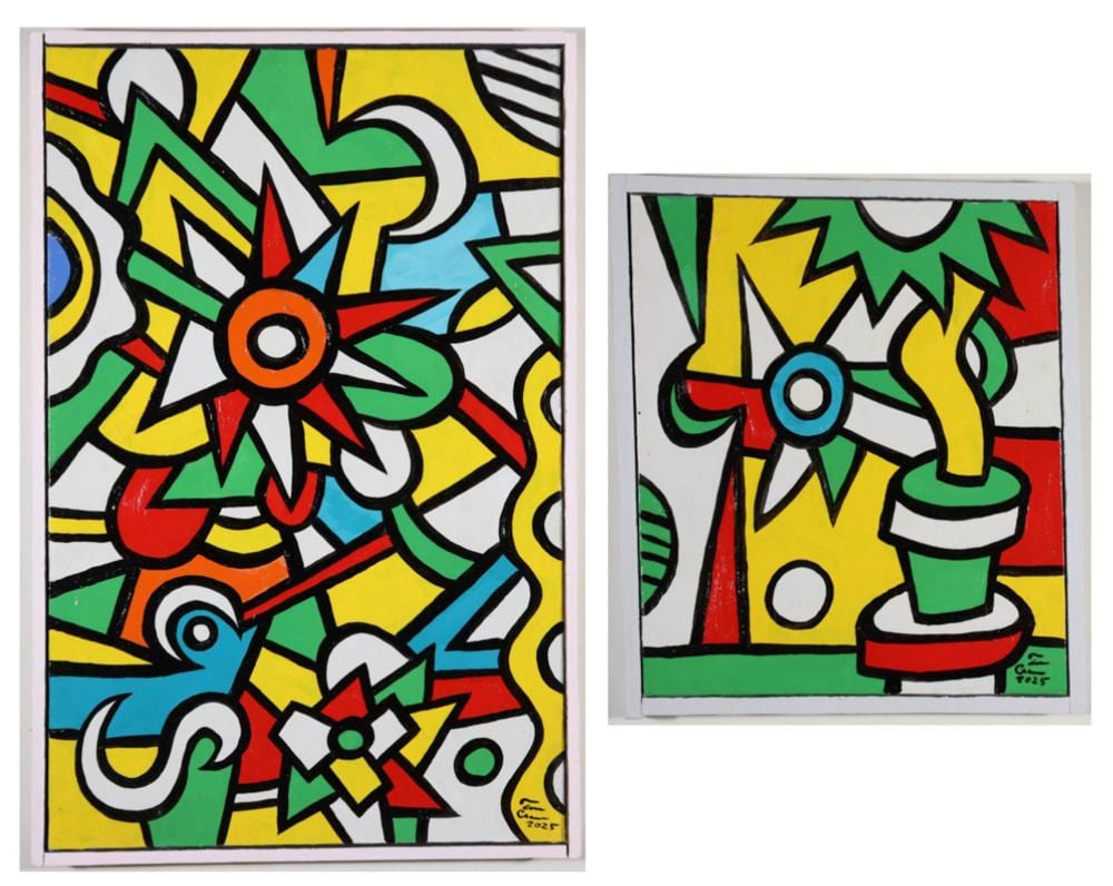 Tom Cramer comparable auction result: tom cramer two oils on canvas