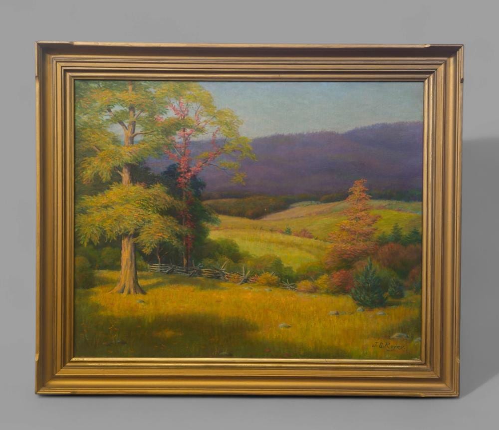 Jacob S. Royer comparable auction result: jacob s royer 1883 1959 ohio oil the first autumn
