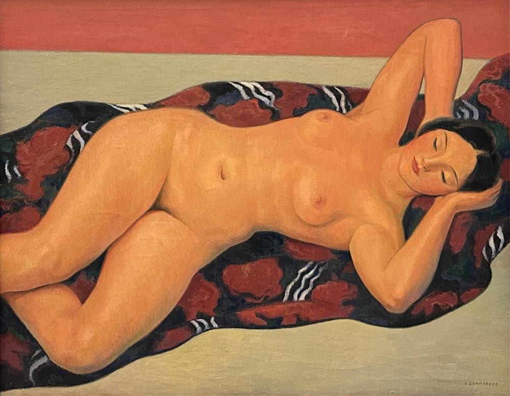 fernand gommaerts 1894 1975 femme nue allong e huile sur toile dimensions · MJV Soudant · 2025-07-21 Fernand Gommaerts comparable auction result: fernand gommaerts 1894 1975 femme nue allong e huile sur toile dimensions