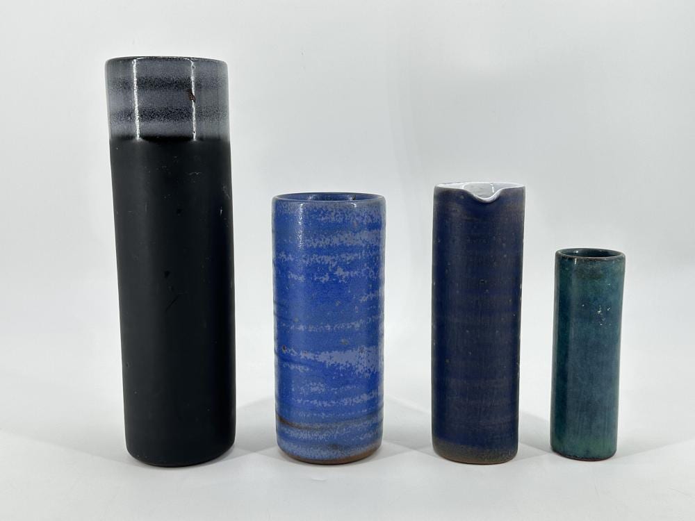 Antonio Lampecco comparable auction result: antonio lampecco 1932 2019 lot comprenant 4 vases en gr s verniss dimensions 18 23 24 et 34 cm