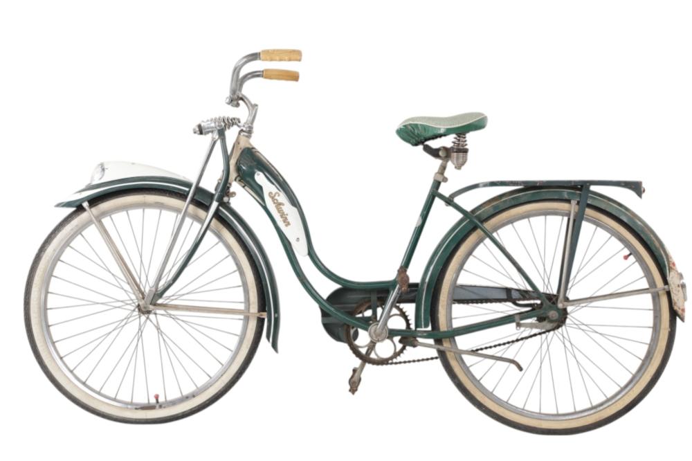 Arnold, Schwinn & Co Woman's Panther Bike 1953-54 sold by North American Auction Company, lot 279 — auction record photograph
