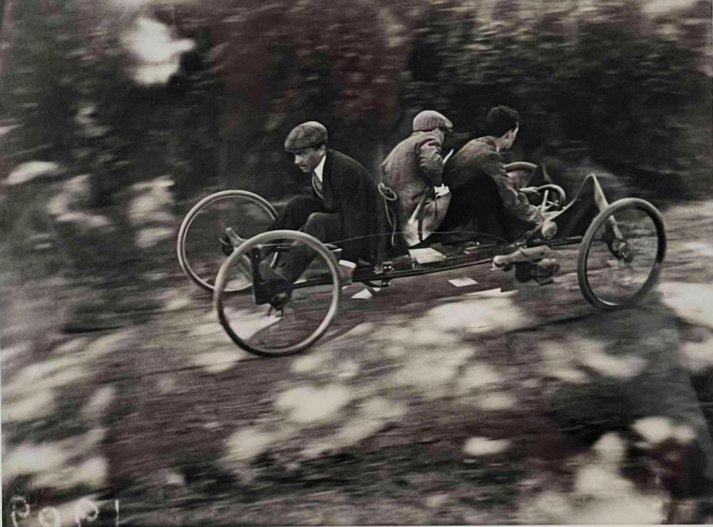 Jacques Henri Lartigue comparable auction result: jacques henri lartigue french 1894 1986 zissou conduisant son bob 4 rouse silver gelatin print