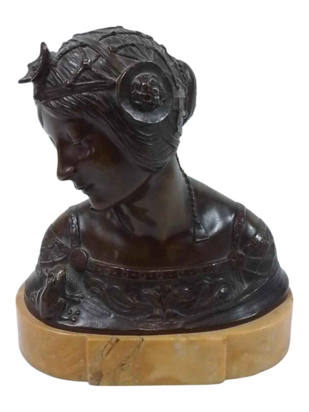 Georges Morin comparable auction result: georges morin 1874 1928 female bronze bust