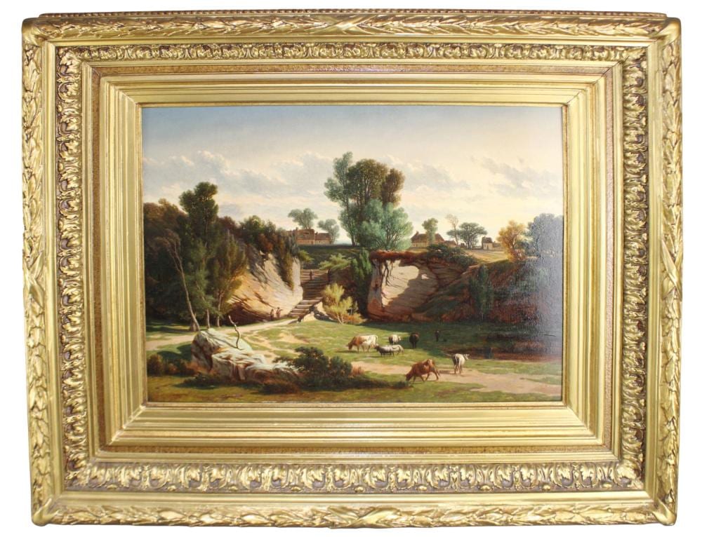 henri van assche oil on board painting of village scene · King Galleries · 2025-07-19 Henri van Assche comparable auction result: henri van assche oil on board painting of village scene