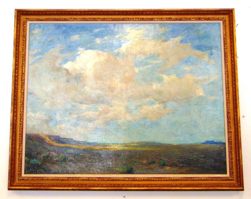 Albert Lorey Groll comparable auction result: albert lorey groll american 1866 1952 arizona mesa signed lower right oil on canvas framed
