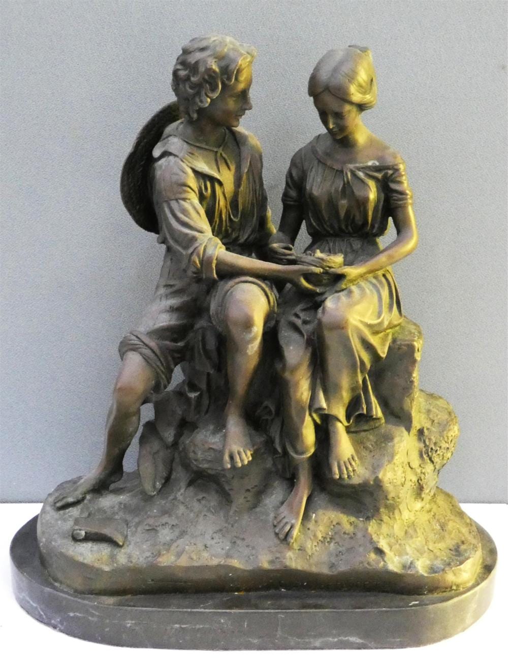 Charles Cumberworth comparable auction result: a classic bronze on marble base after charles cumberworth