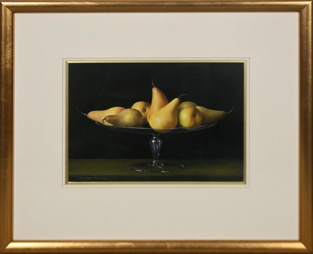Dennis Ramsay comparable auction result: dennis ramsay still life with pears