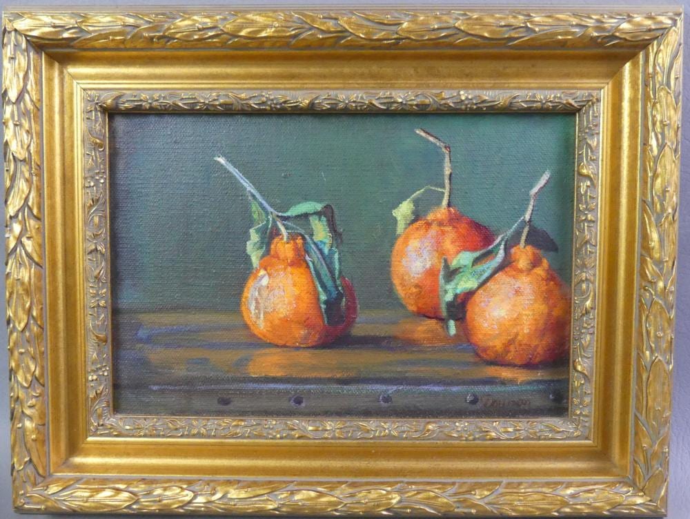 doug dawson painting tangerines · Americana Auctions · 2025-07-20 Doug Dawson comparable auction result: doug dawson painting tangerines