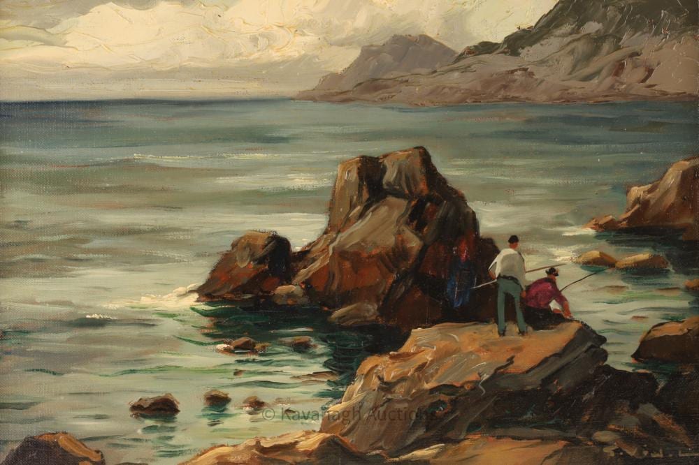 Gustave Vidal comparable auction result: gustave vidal french 1895 1966 seascape