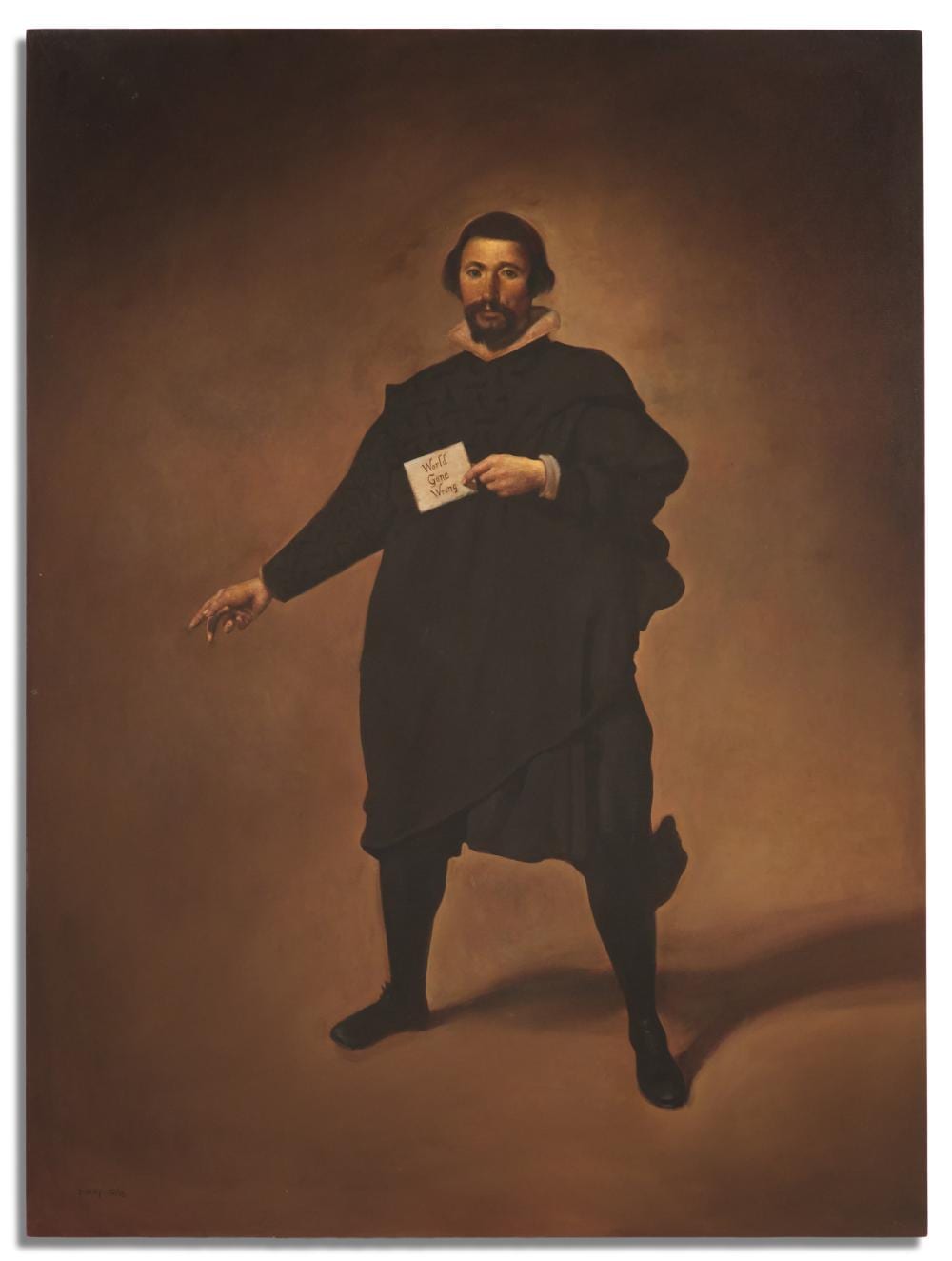 Ray Donley comparable auction result: ray donley american b 1950 world gone wrong 2006