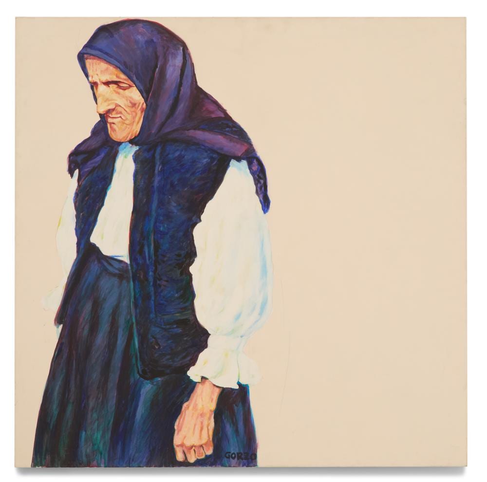 Dumitru Gorzo comparable auction result: dumitru gorzo romanian b 1975 moasa midwife
