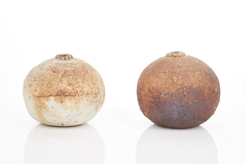 Len Castle comparable auction result: len castle new zealand 1924 2011 two small globular vases height 8 cm each