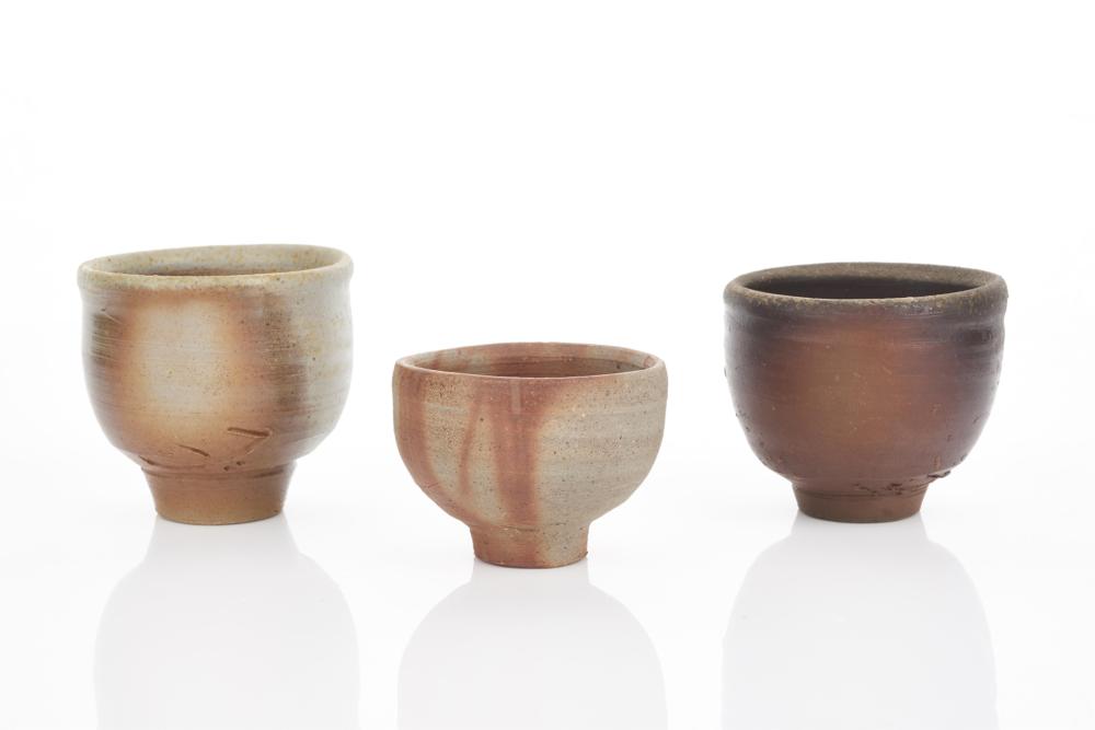 col levy australian b 1933 three sake cups height 6 5 cm tallest · Shapiro Auctioneers · 2025-07-23 Col Levy comparable auction result: col levy australian b 1933 three sake cups height 6 5 cm tallest