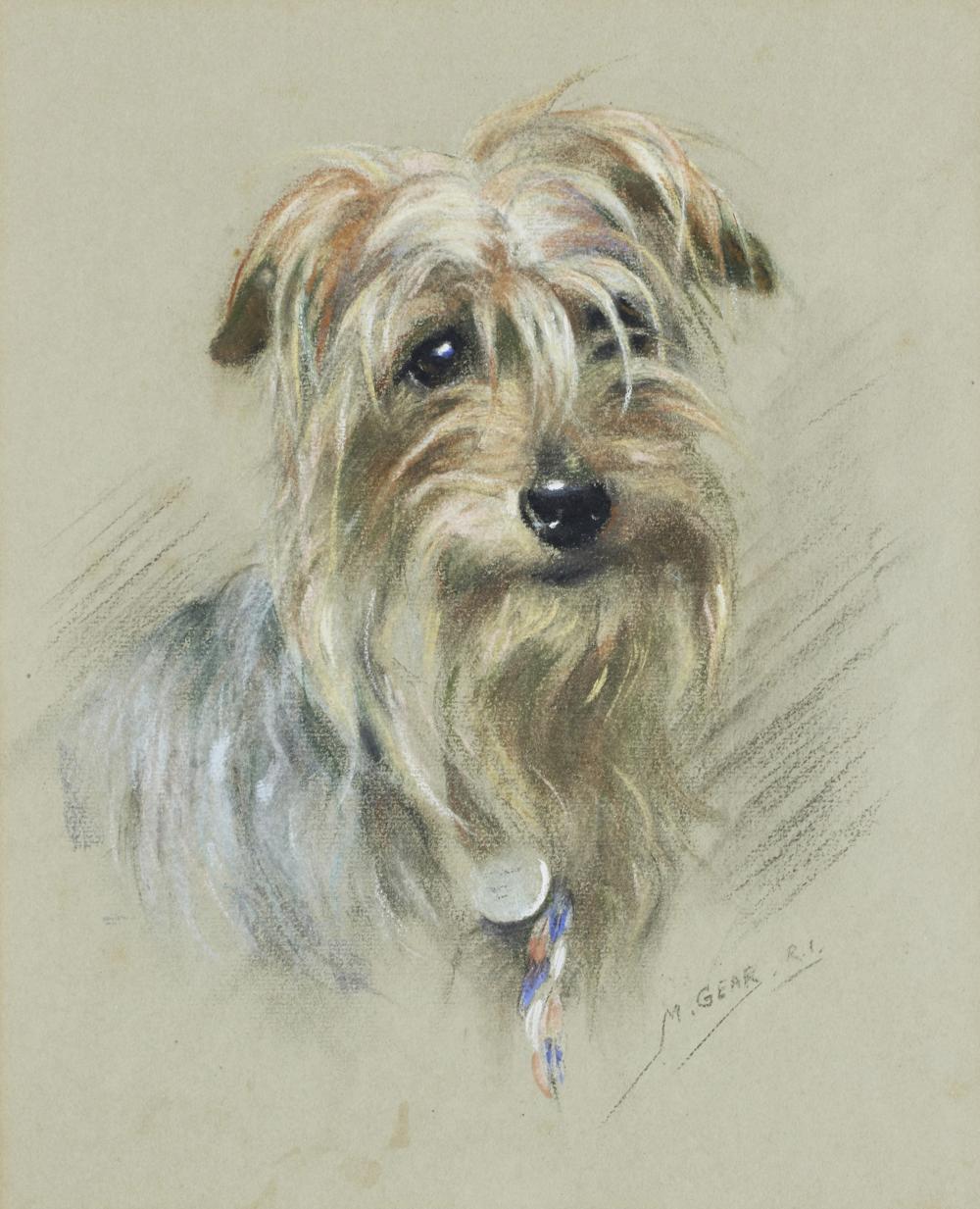 Mabel Gear comparable auction result: mabel gear british 1898 1987 portrait of a silky terrier