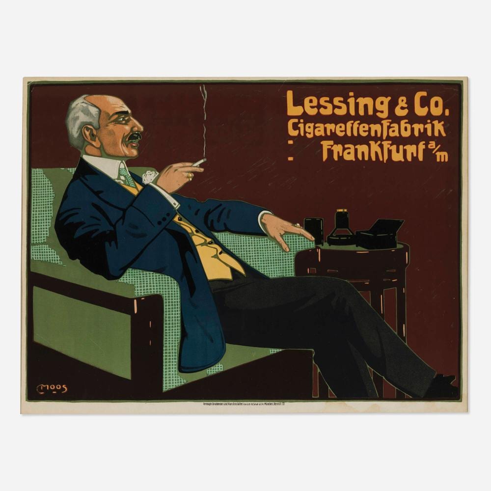 Carl Moos comparable auction result: carl moos lessing co