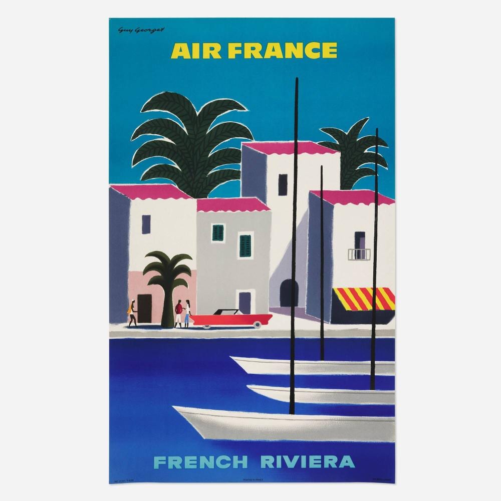 Guy Georget comparable auction result: guy georget air france french riviera