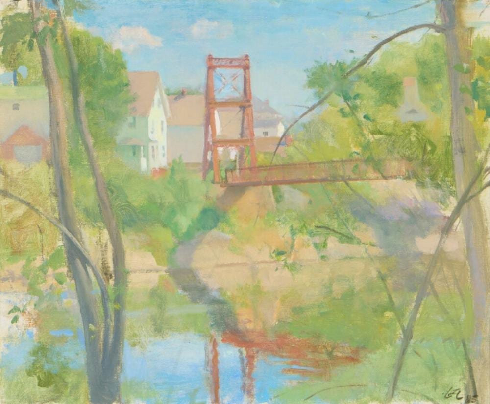 Lennart Anderson comparable auction result: bridge in maine