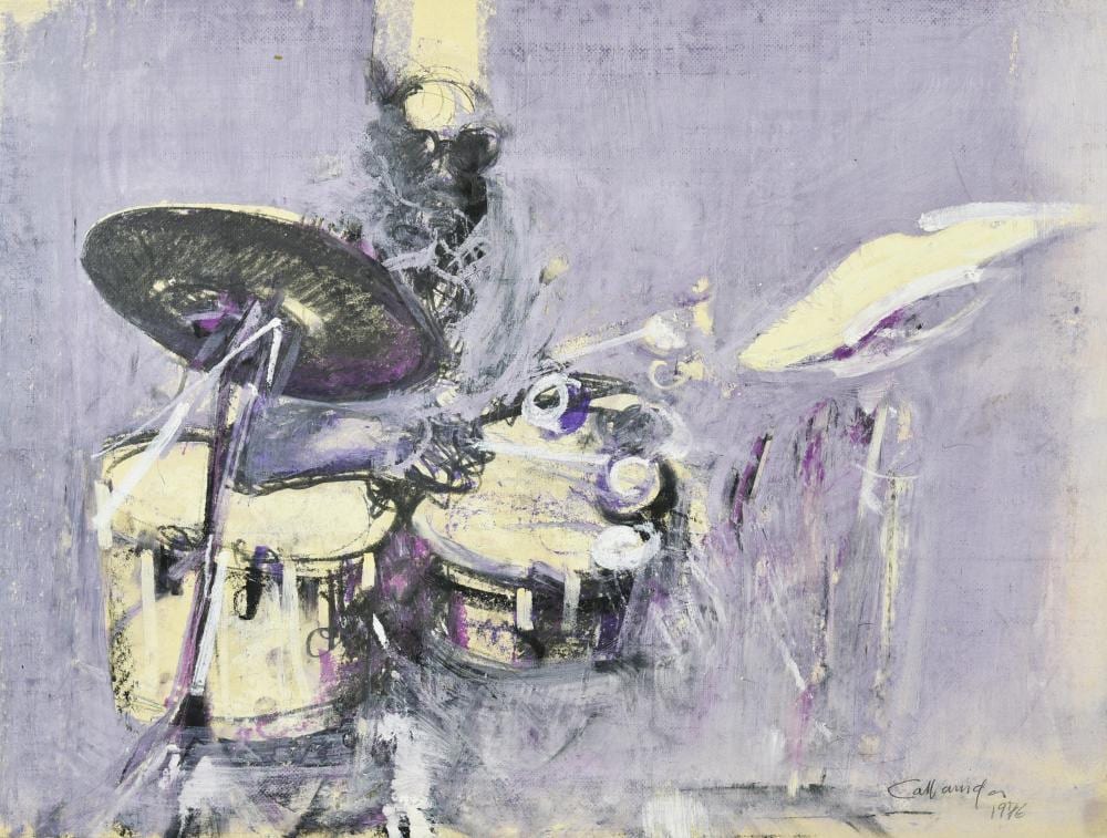 Giancarlo Cazzaniga comparable auction result: giancarlo cazzaniga 1930 2013 jazz man 1976 t