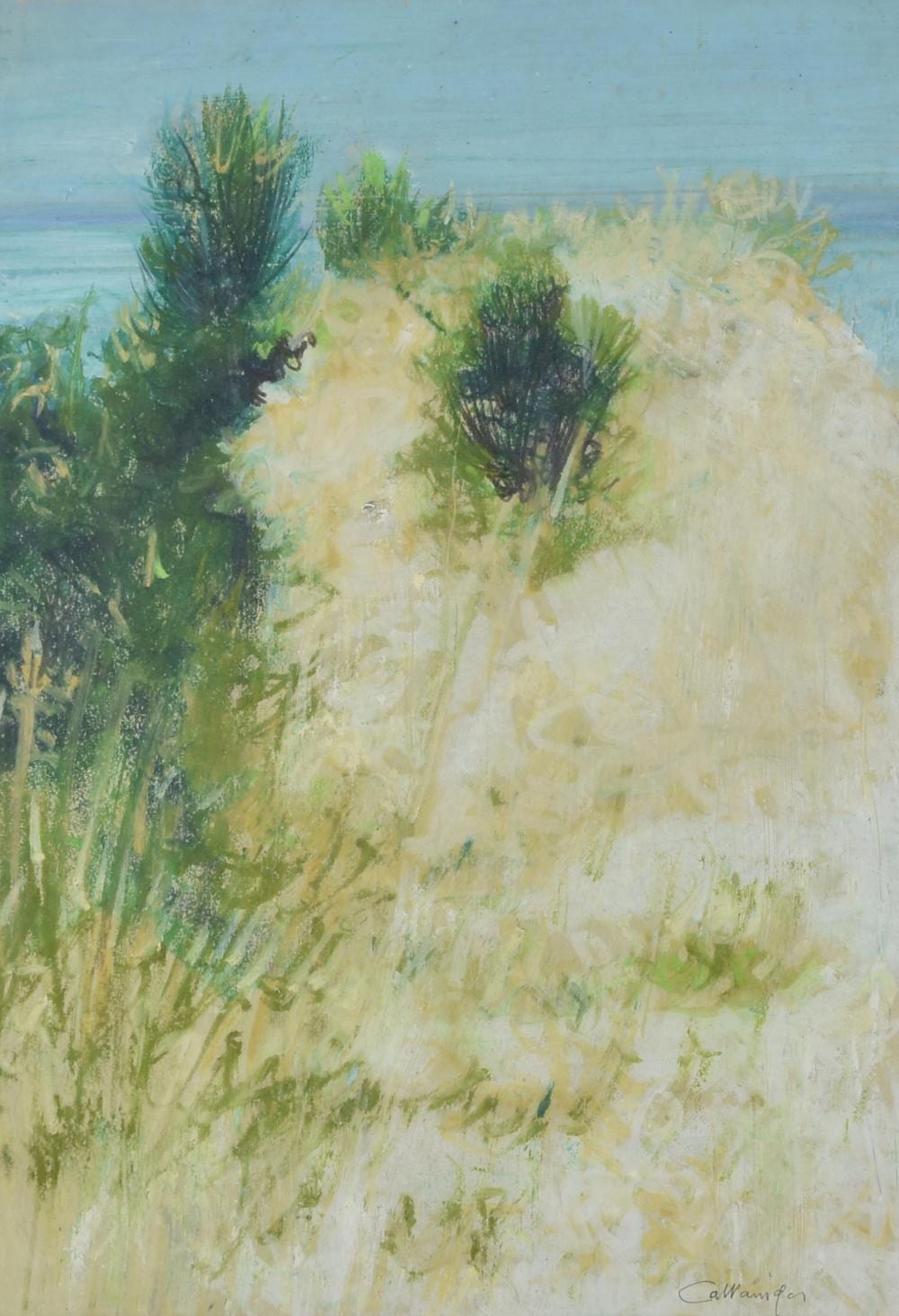 Giancarlo Cazzaniga comparable auction result: giancarlo cazzaniga 1930 2013 paesaggio pastel