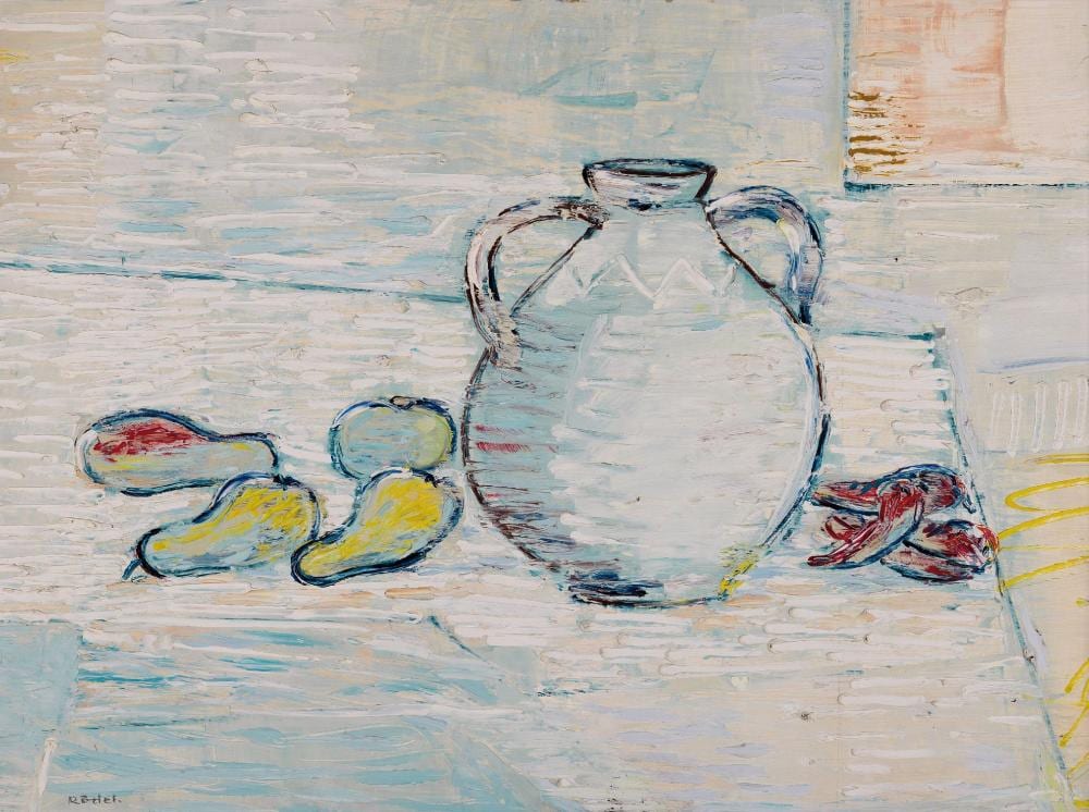 Karl Rödel comparable auction result: karl r del 1907 neu isenburg 1982 still lifewith pears