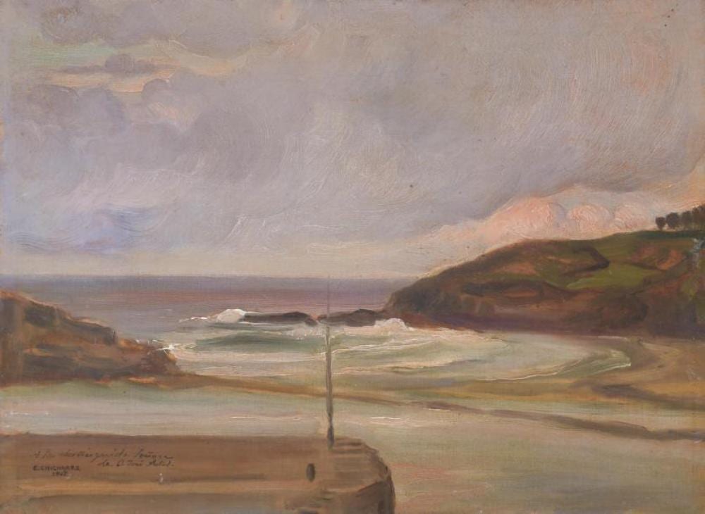 Eduardo Chicharro y Agüera comparable auction result: eduardo chicharro 1873 1949 seascape 1907