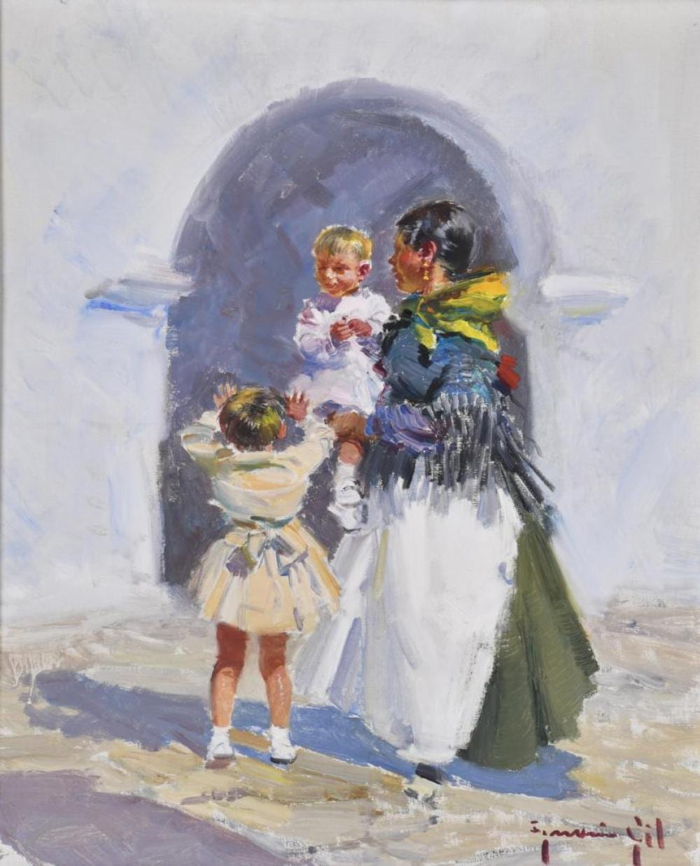 Ignasi Gil Sala comparable auction result: ignacio gil 1913 2003 ibiza girls