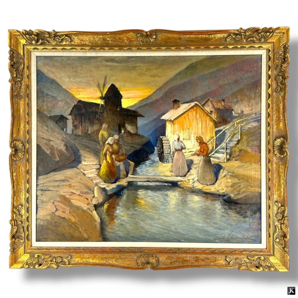 emil lindenfeld oil on canvas old mills · Joshua Kodner · 2025-07-26 Emil Lindenfeld comparable auction result: emil lindenfeld oil on canvas old mills