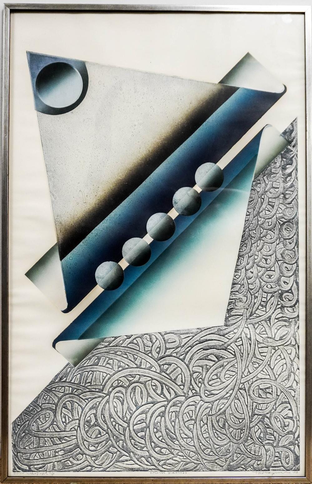 Tadeusz Lapinski comparable auction result: tadeusz lapinski american polish 1928 2018 untitled abstract artist s proof lithograph signed l r frame 42 x 27 1 4 in 106 7 x 69 2 cm
